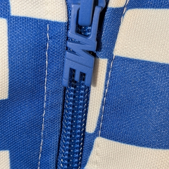 Melody Ehsani Blue and White Checkered ME. Woman's Jacket Size XS - Picture 5 of 8